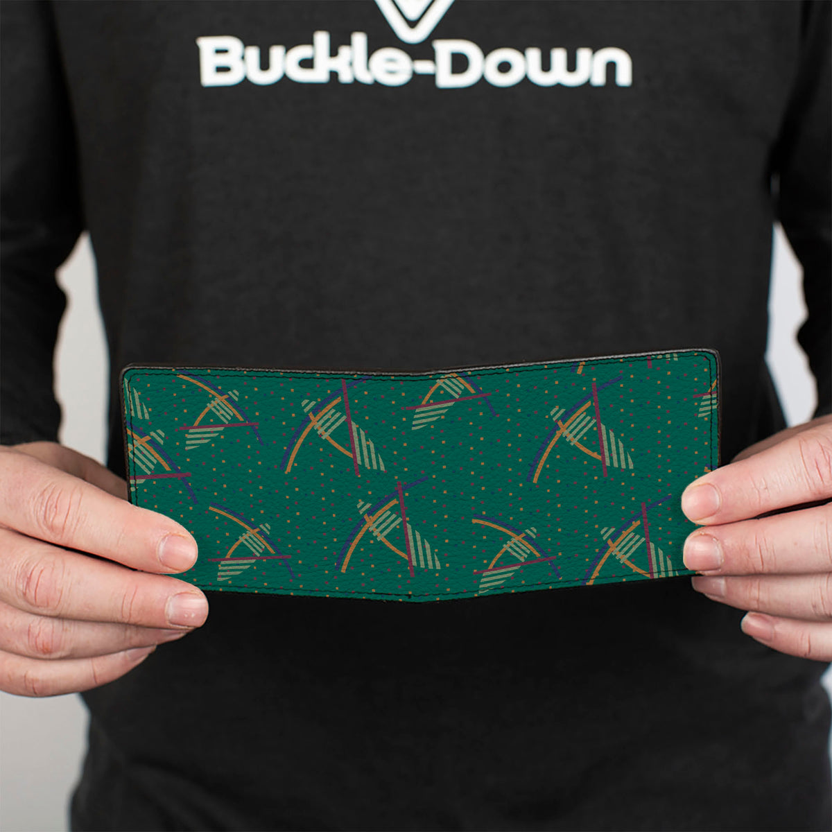 Bi-Fold Wallet - PDX Airport Carpet New Bi-Fold Wallets Buckle-Down
