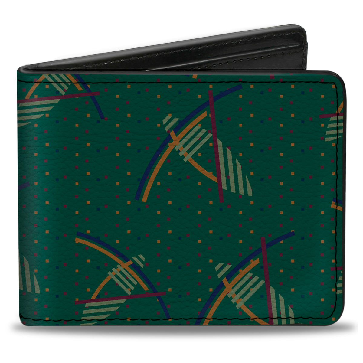 Bi-Fold Wallet - PDX Airport Carpet New Bi-Fold Wallets Buckle-Down