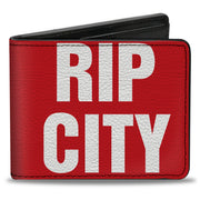 Bi-Fold Wallet - RIP CITY Red White Bi-Fold Wallets Buckle-Down