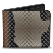 Bi-Fold Wallet - Snake Copperhead Tan Black Orange Bi-Fold Wallets Buckle-Down
