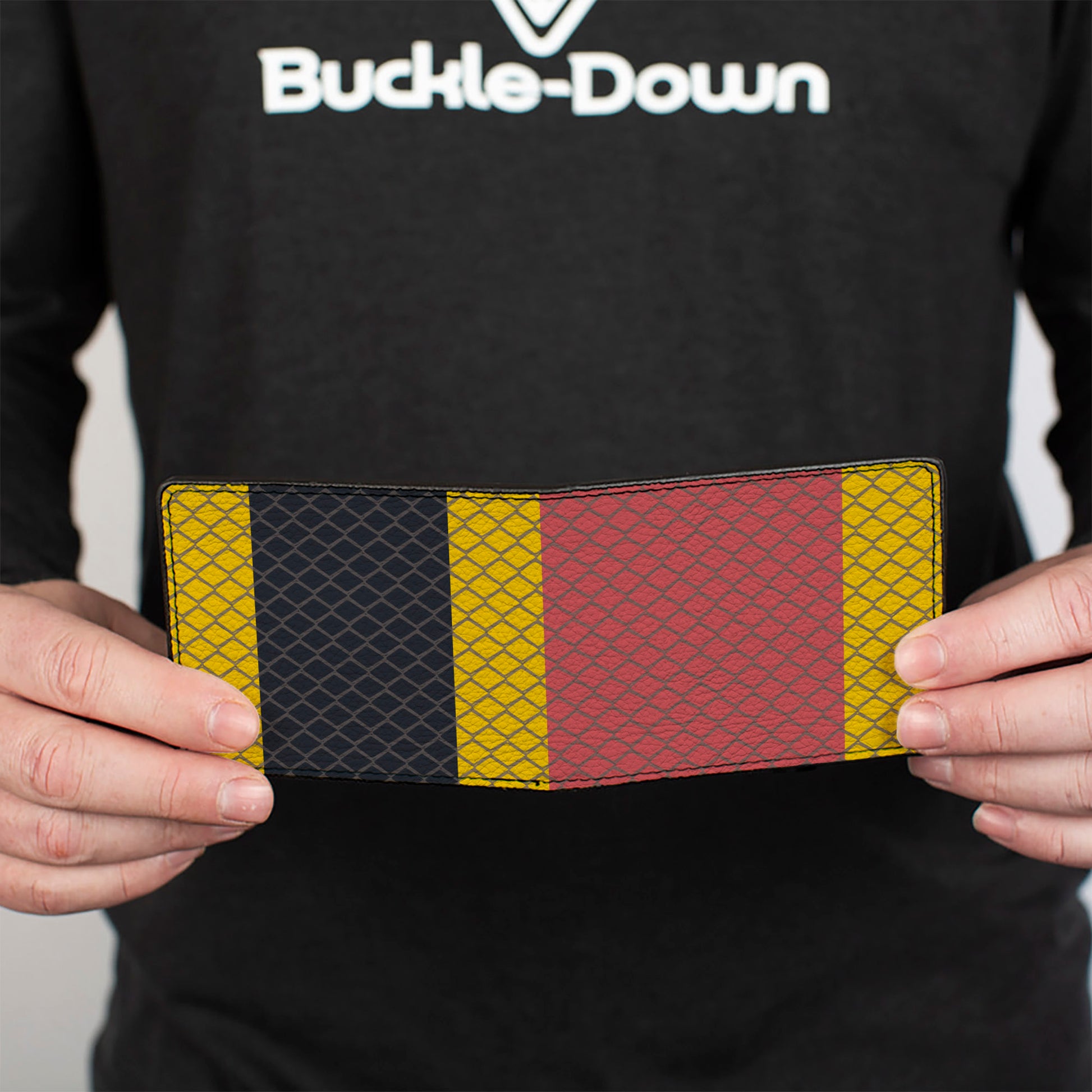 Bi-Fold Wallet - Snake Coral Snake Yellow Red Black Gray Bi-Fold Wallets Buckle-Down