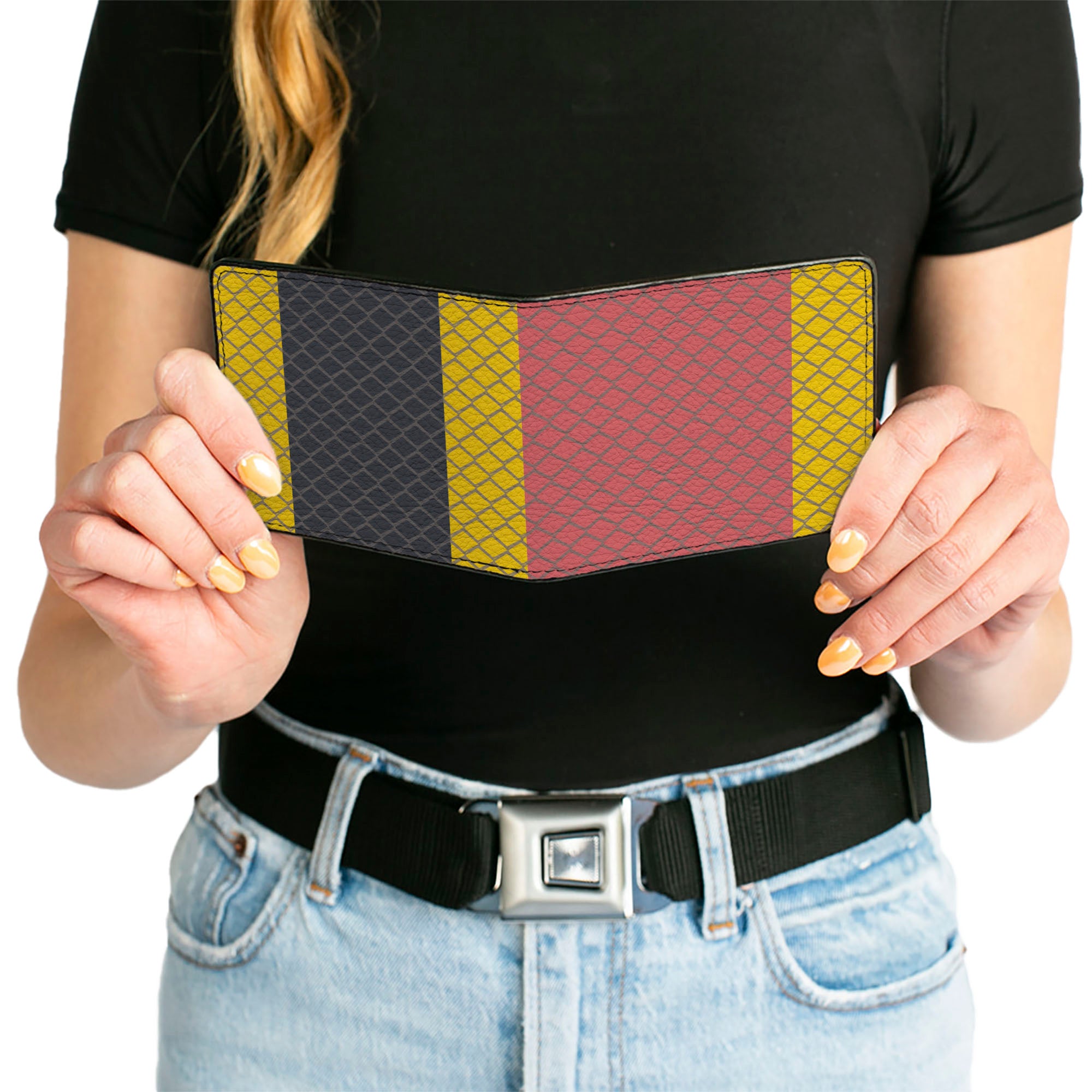 Bi-Fold Wallet - Snake Coral Snake Yellow Red Black Gray Bi-Fold Wallets Buckle-Down