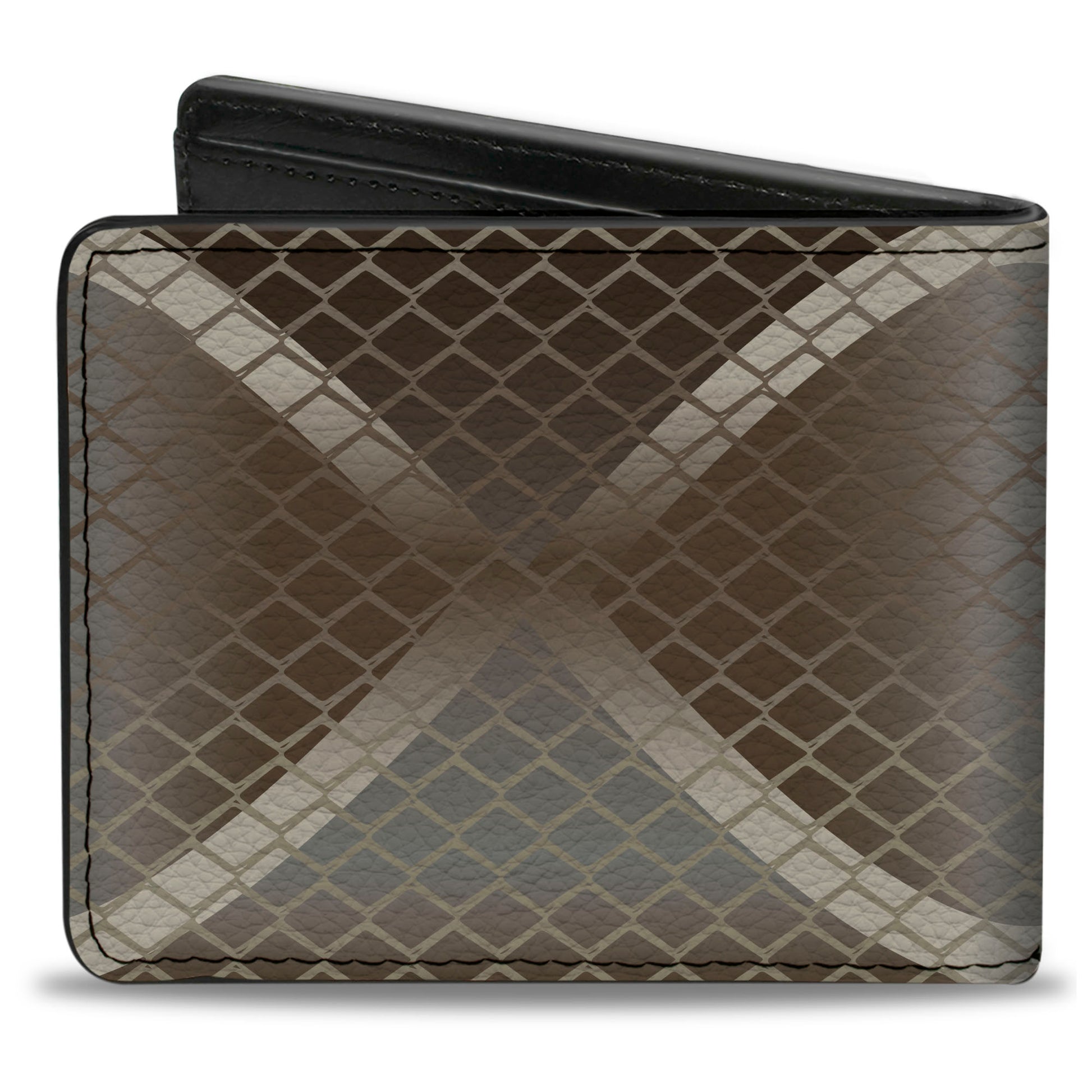 Bi-Fold Wallet - Snake Diamondback Tan Browns Bi-Fold Wallets Buckle-Down