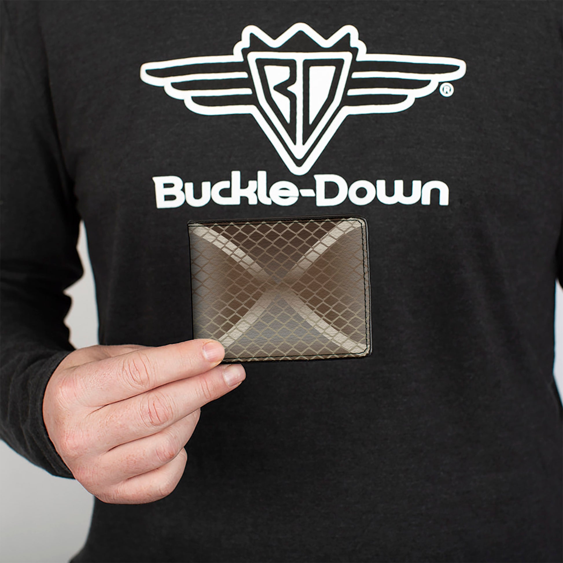 Bi-Fold Wallet - Snake Diamondback Tan Browns Bi-Fold Wallets Buckle-Down