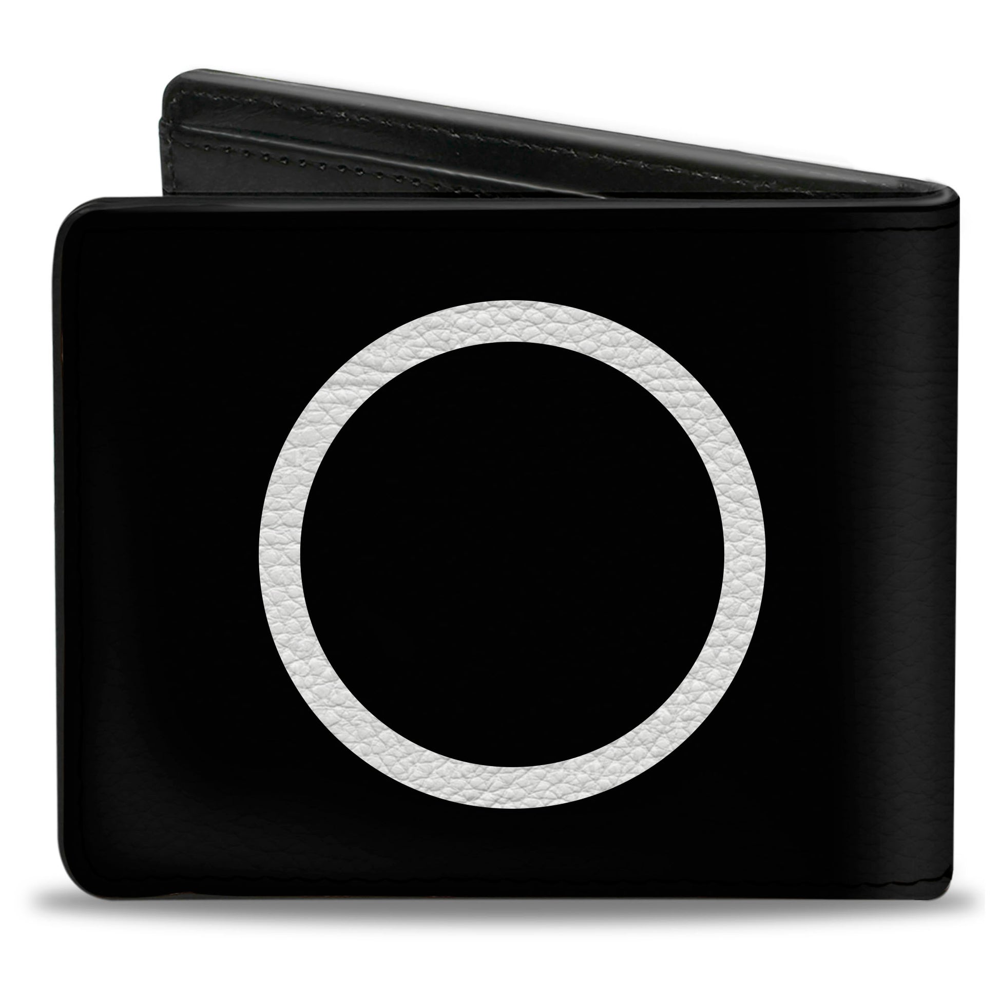Bi-Fold Wallet - Shape Circle Black White Bi-Fold Wallets Buckle-Down