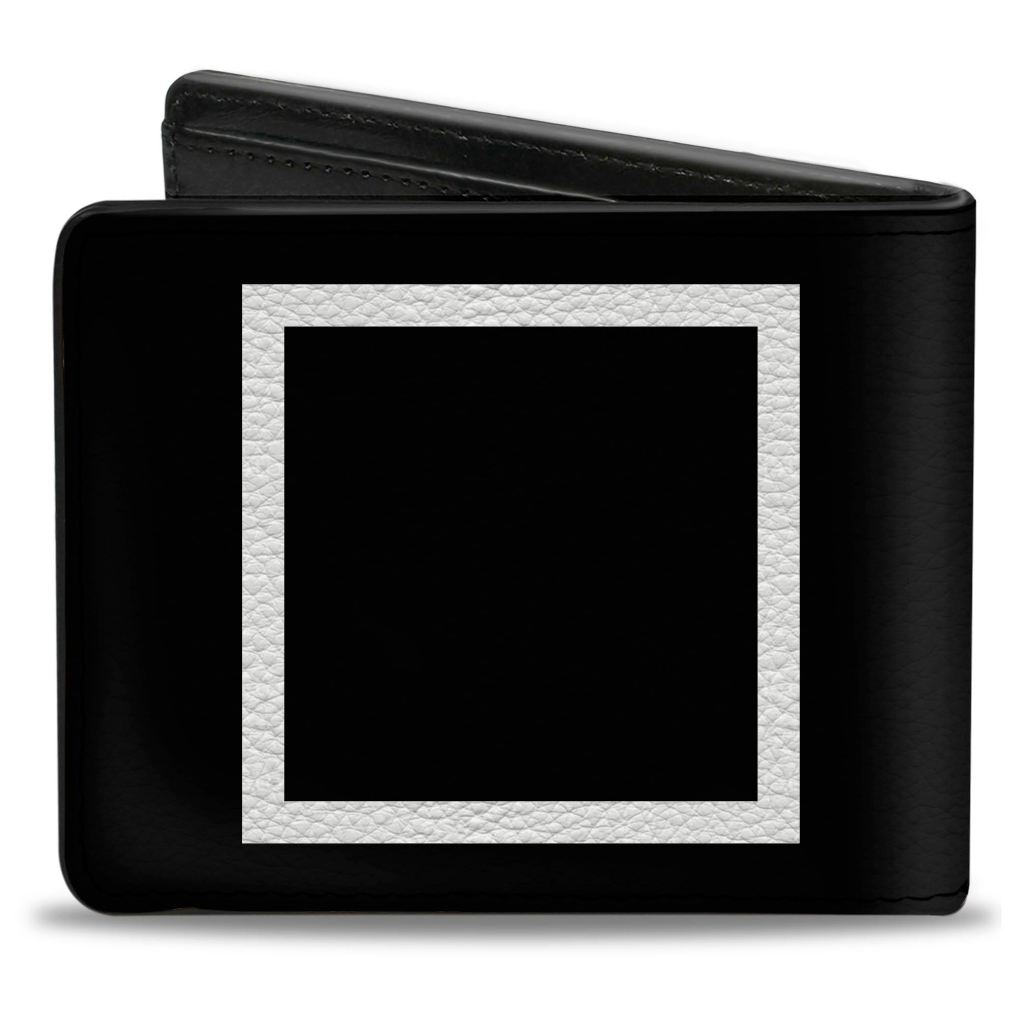 Bi-Fold Wallet - Shape Square Black White Bi-Fold Wallets Buckle-Down