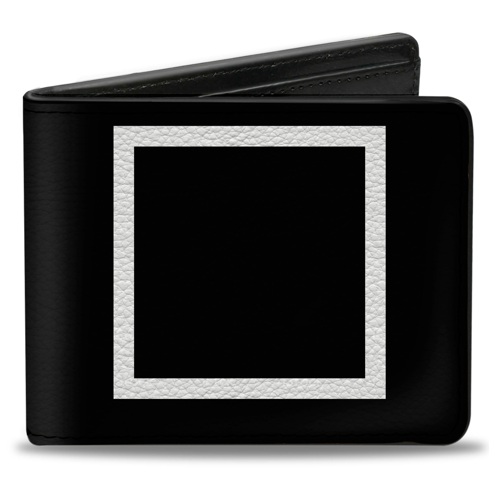 Bi-Fold Wallet - Shape Square Black White Bi-Fold Wallets Buckle-Down