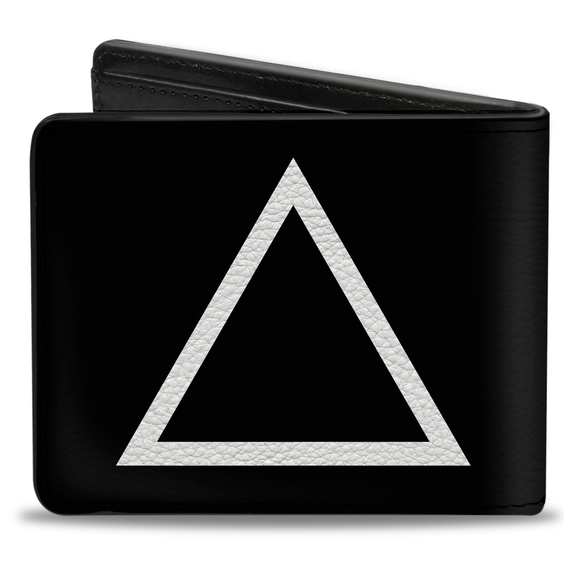 Bi-Fold Wallet - Shape Triangle Black White Bi-Fold Wallets Buckle-Down