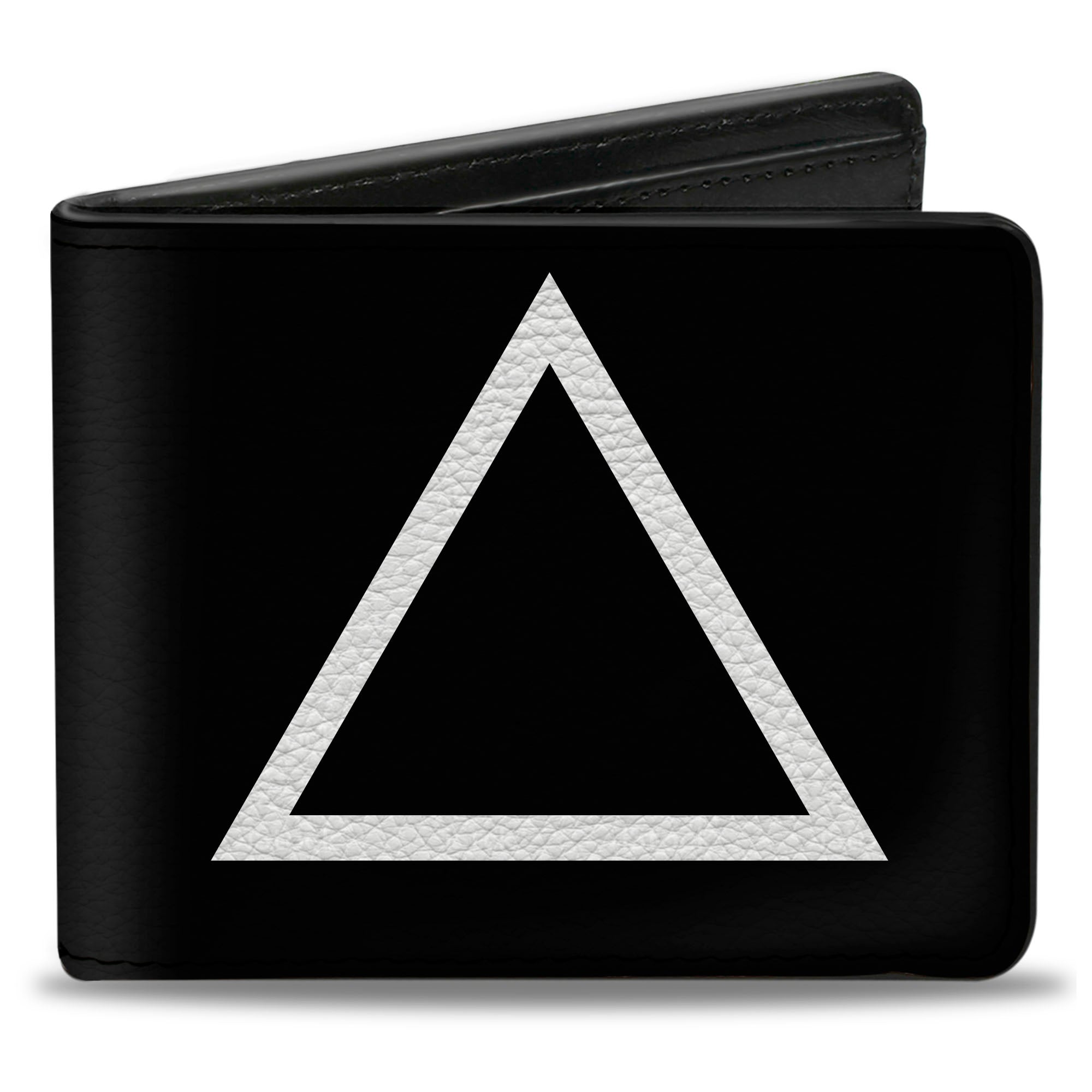 Bi-Fold Wallet - Shape Triangle Black White Bi-Fold Wallets Buckle-Down