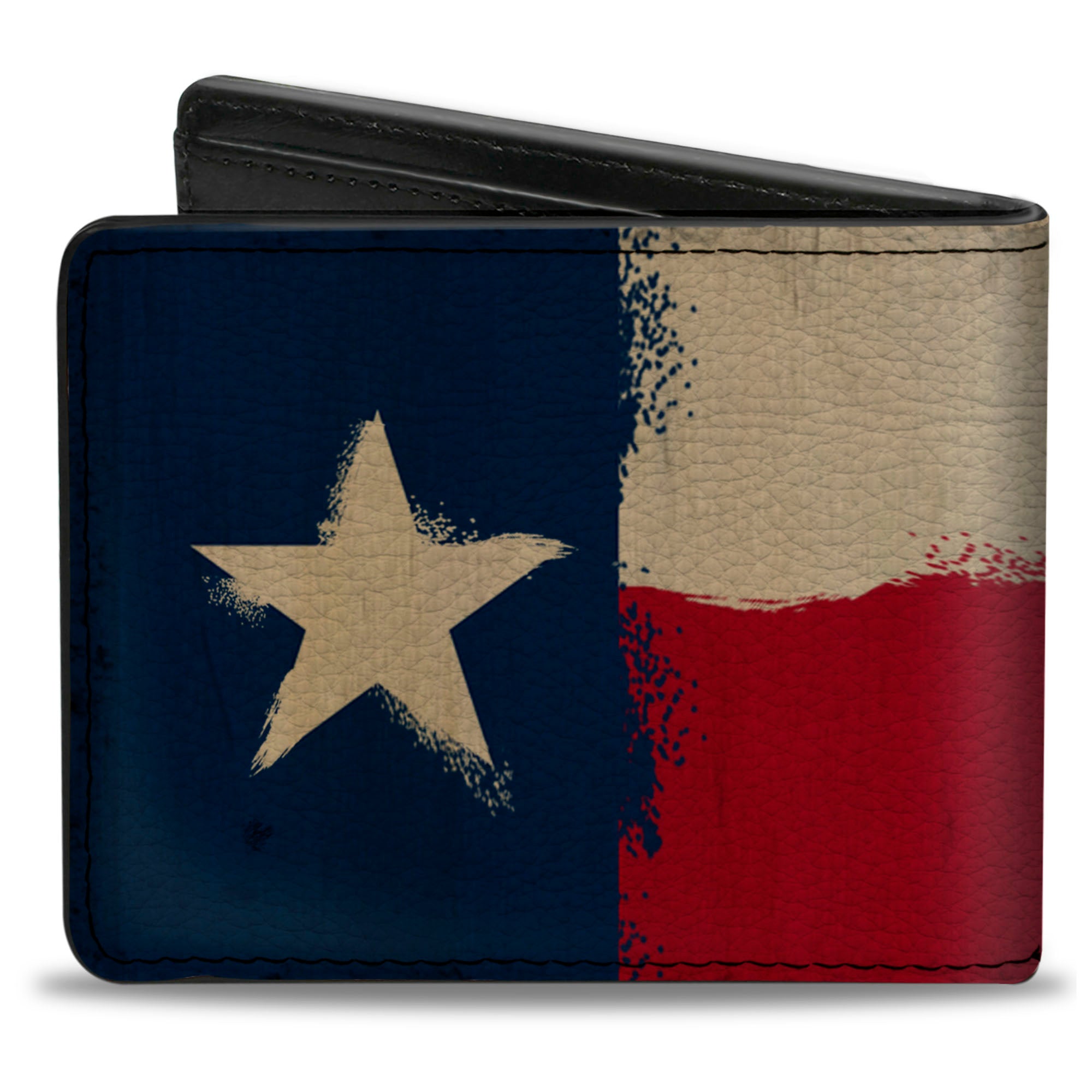 Bi-Fold Wallet - Texas Flag Distressed Painting Bi-Fold Wallets Buckle-Down