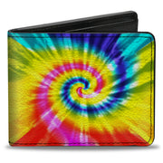 Bi-Fold Wallet - Tie Dye Spiral Multi Color Bi-Fold Wallets Buckle-Down