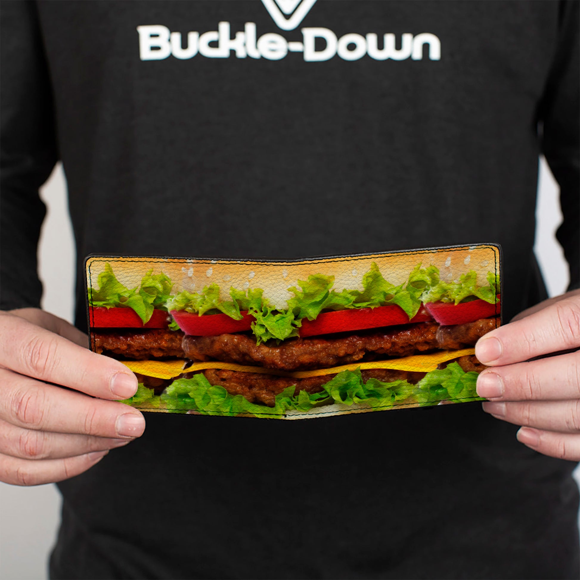 Bi-Fold Wallet - Vivid Cheeseburger Bi-Fold Wallets Buckle-Down