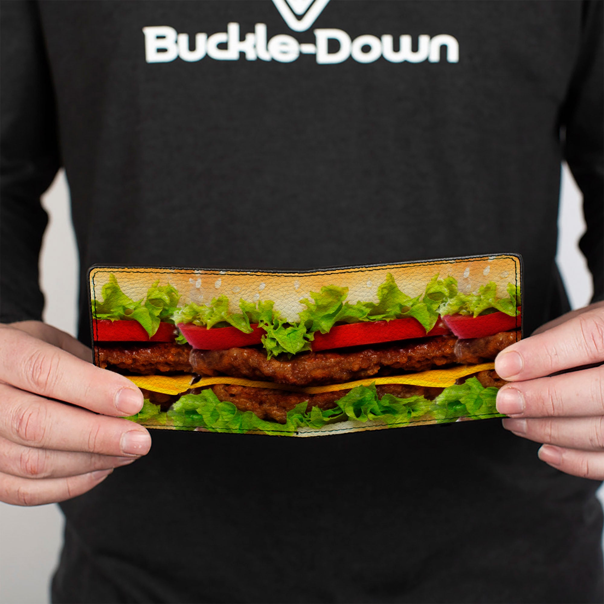 Bi-Fold Wallet - Vivid Cheeseburger Bi-Fold Wallets Buckle-Down