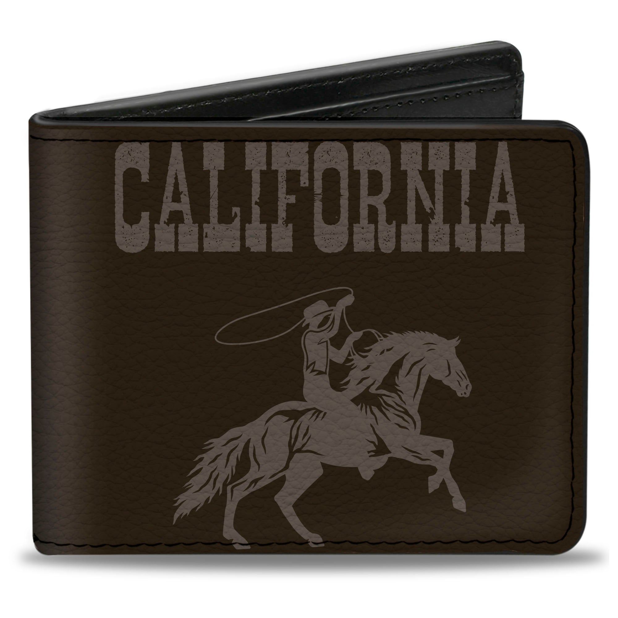 Bi-Fold Wallet - CALIFORNIA WILD WILD WEST Rodeo Browns Bi-Fold Wallets Buckle-Down