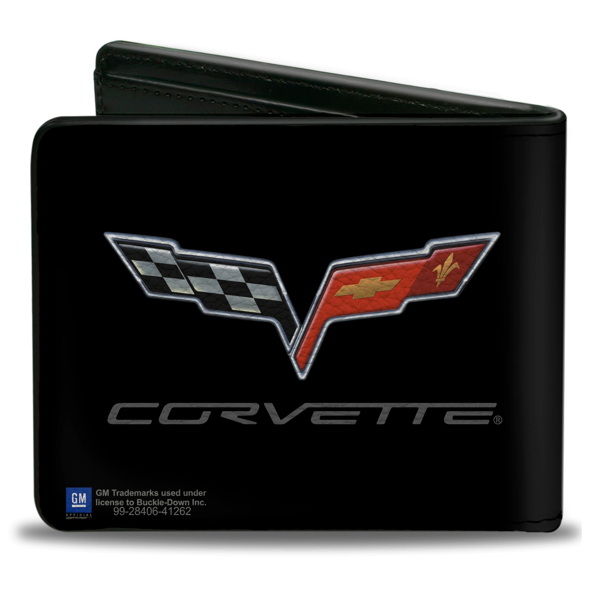 Bi-Fold Wallet - C6 Logo CENTERED Bi-Fold Wallets GM General Motors