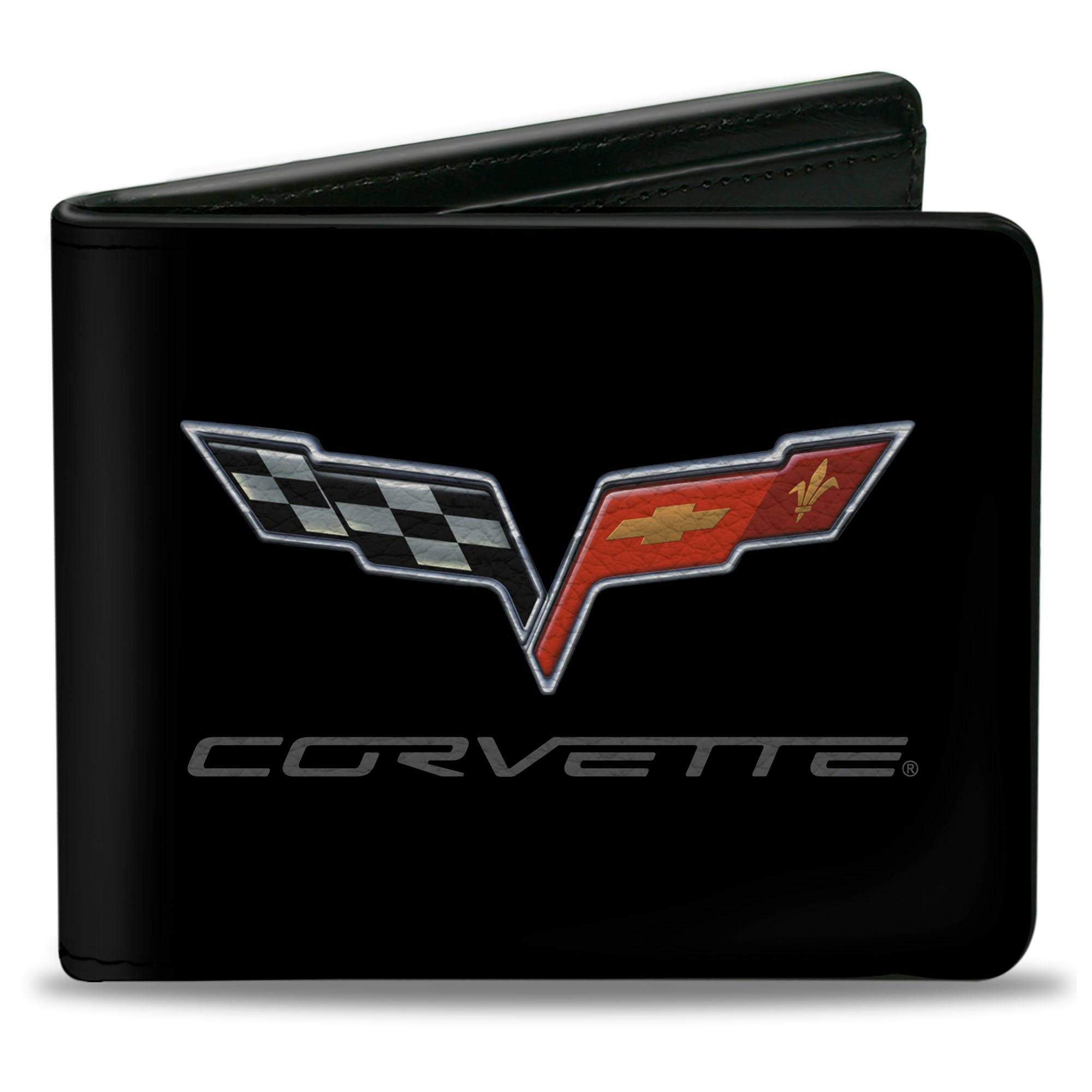 Bi-Fold Wallet - C6 Logo CENTERED Bi-Fold Wallets GM General Motors