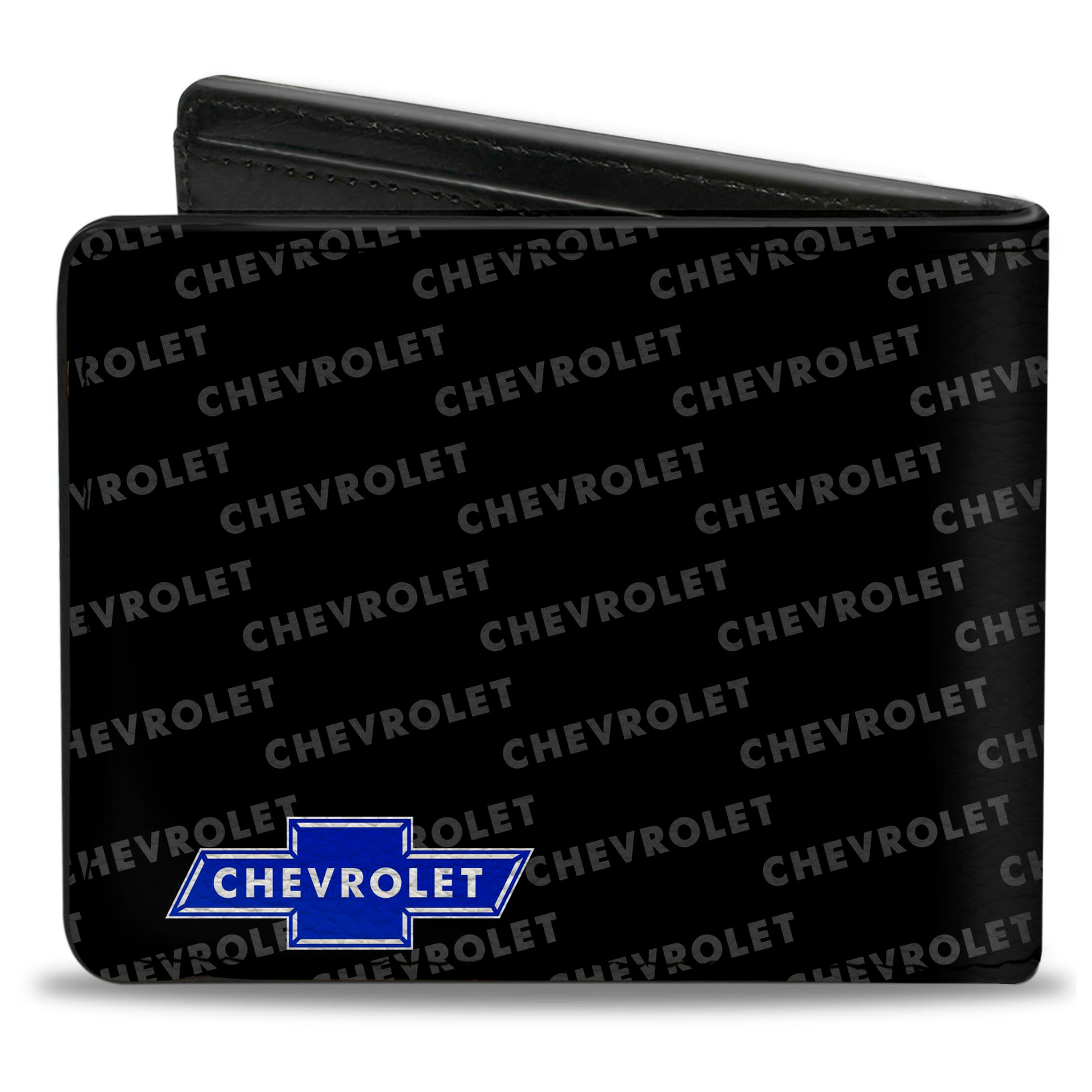 Bi-Fold Wallet - Chevy Bowtie CORNER w Text Bi-Fold Wallets GM General Motors