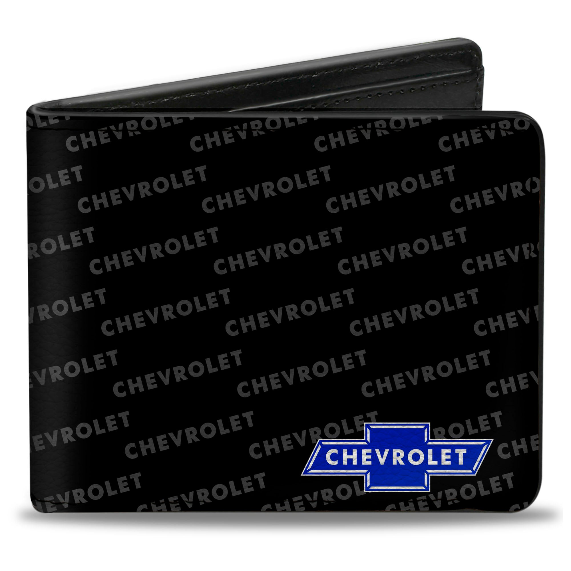 Bi-Fold Wallet - Chevy Bowtie CORNER w Text Bi-Fold Wallets GM General Motors