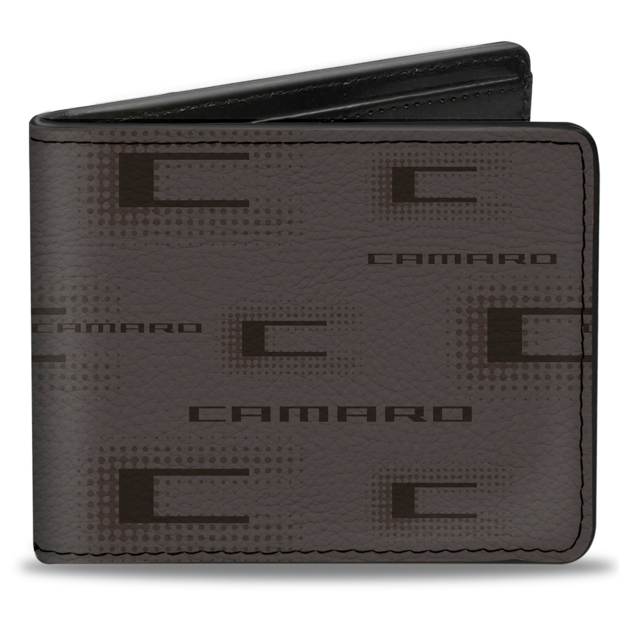 Bi-Fold Wallet - Camaro Performance 03 CAMARO w Multi C Gray Black Bi-Fold Wallets GM General Motors