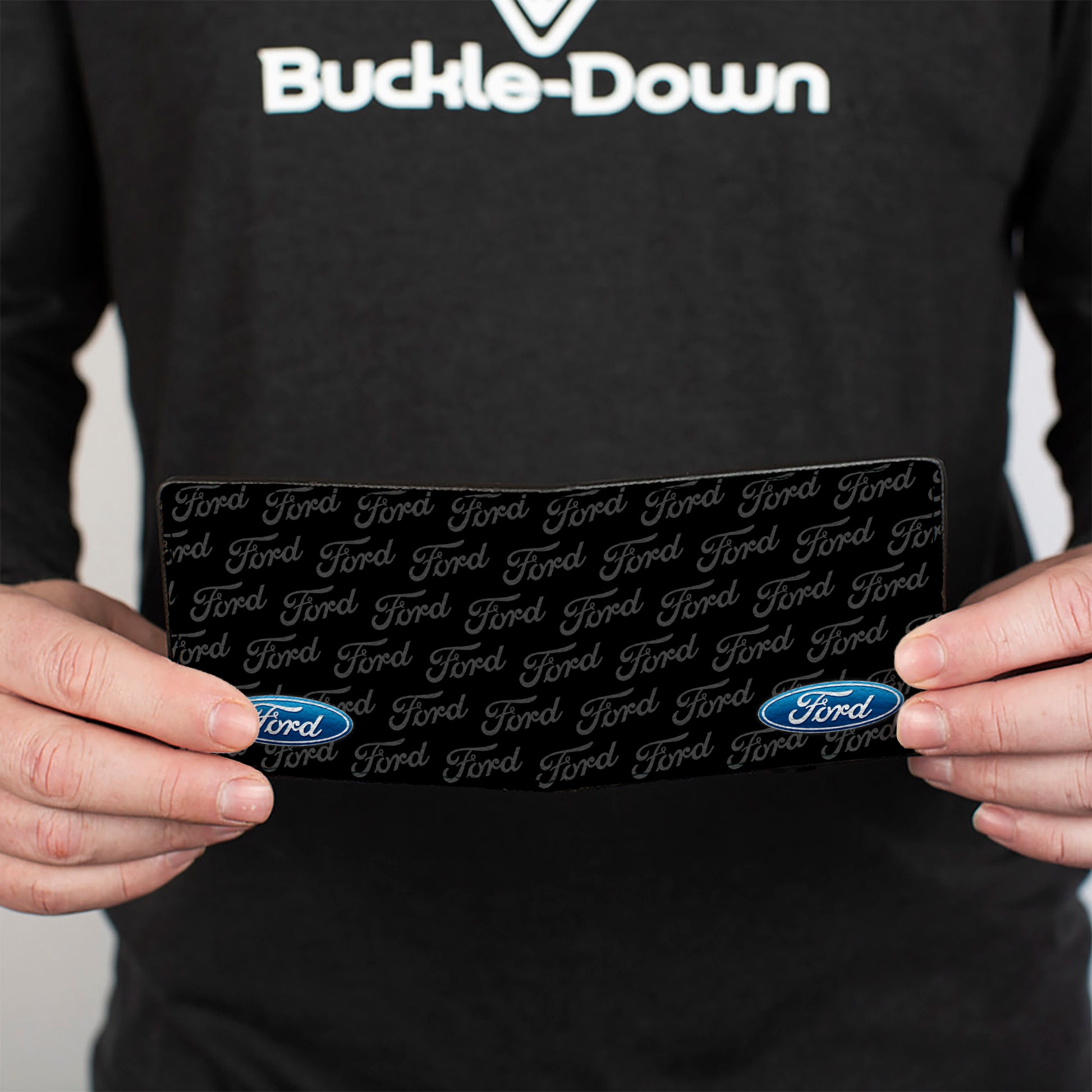 Bi-Fold Wallet - Ford Oval CORNER w Text Bi-Fold Wallets Ford