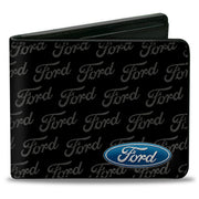 Bi-Fold Wallet - Ford Oval CORNER w Text Bi-Fold Wallets Ford