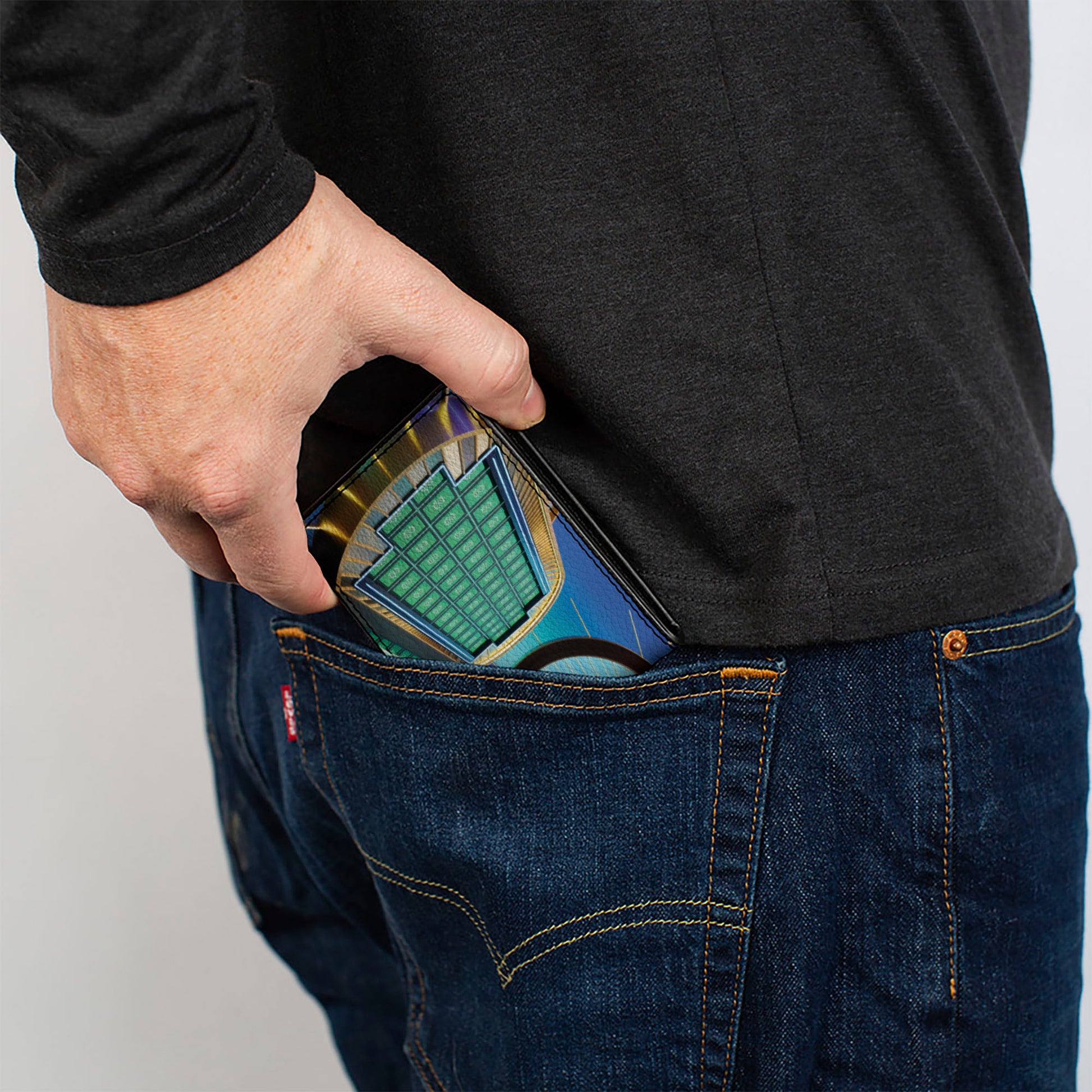 Bi-Fold Wallet - WHEEL OF FORTUNE Studio Scene Bi-Fold Wallets Wheel of Fortune