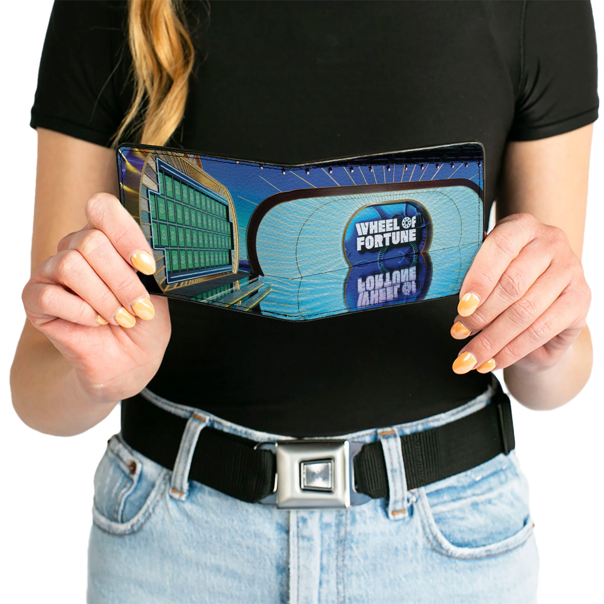 Bi-Fold Wallet - WHEEL OF FORTUNE Studio Scene Bi-Fold Wallets Wheel of Fortune