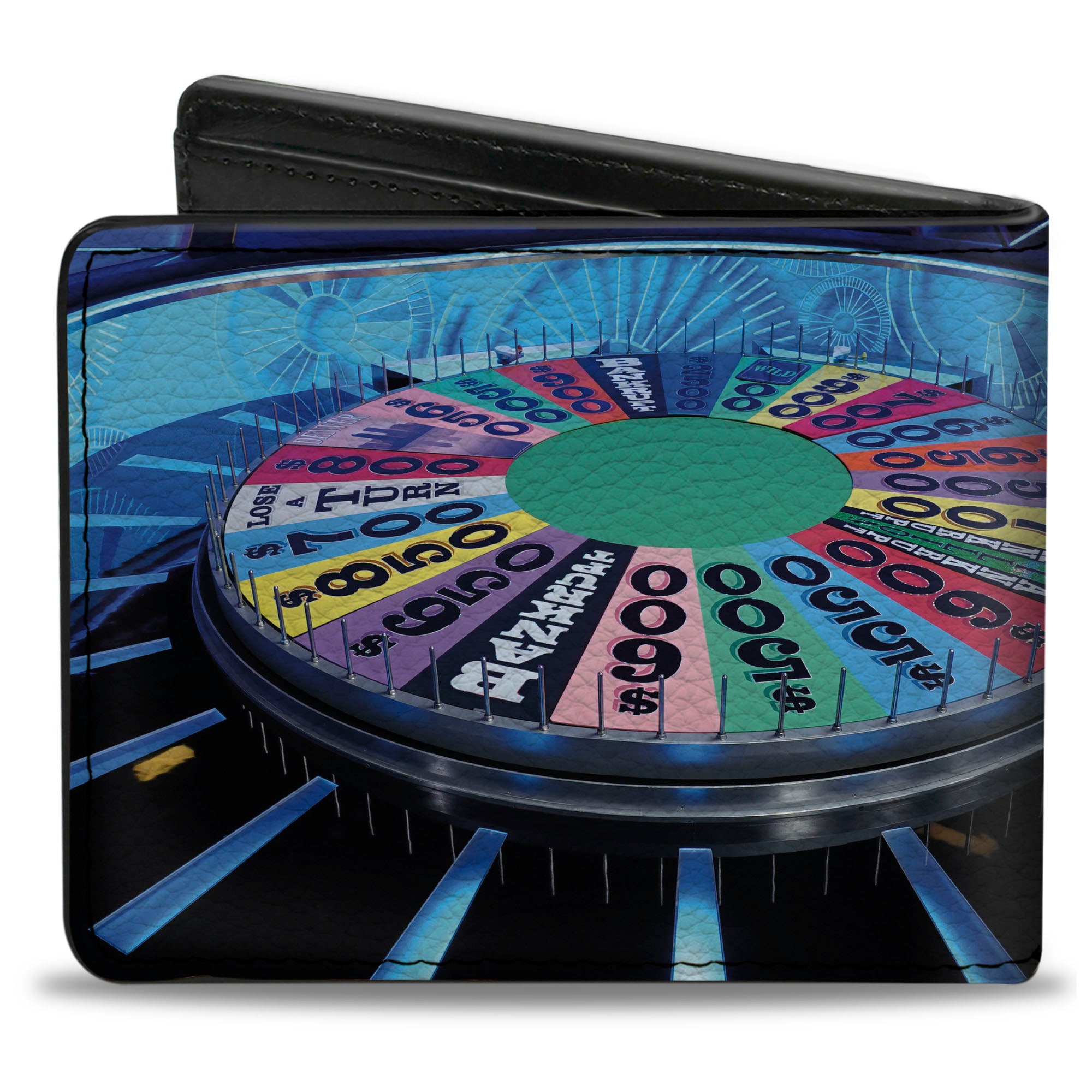 Bi-Fold Wallet - WHEEL OF FORTUNE Vivid Wheel and Logo Bi-Fold Wallets Wheel of Fortune
