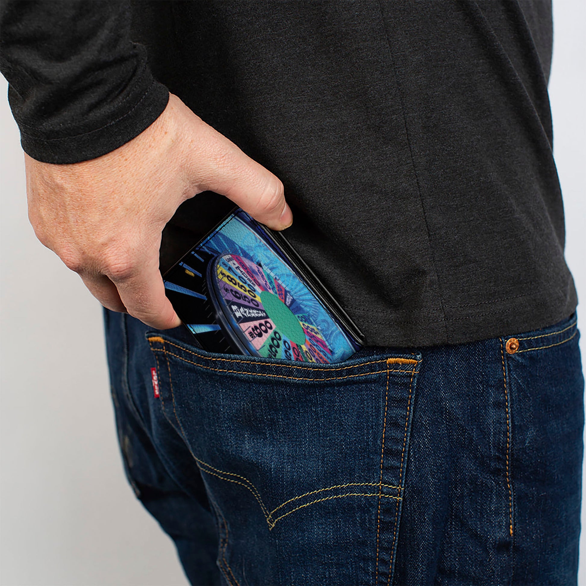 Bi-Fold Wallet - WHEEL OF FORTUNE Vivid Wheel and Logo Bi-Fold Wallets Wheel of Fortune