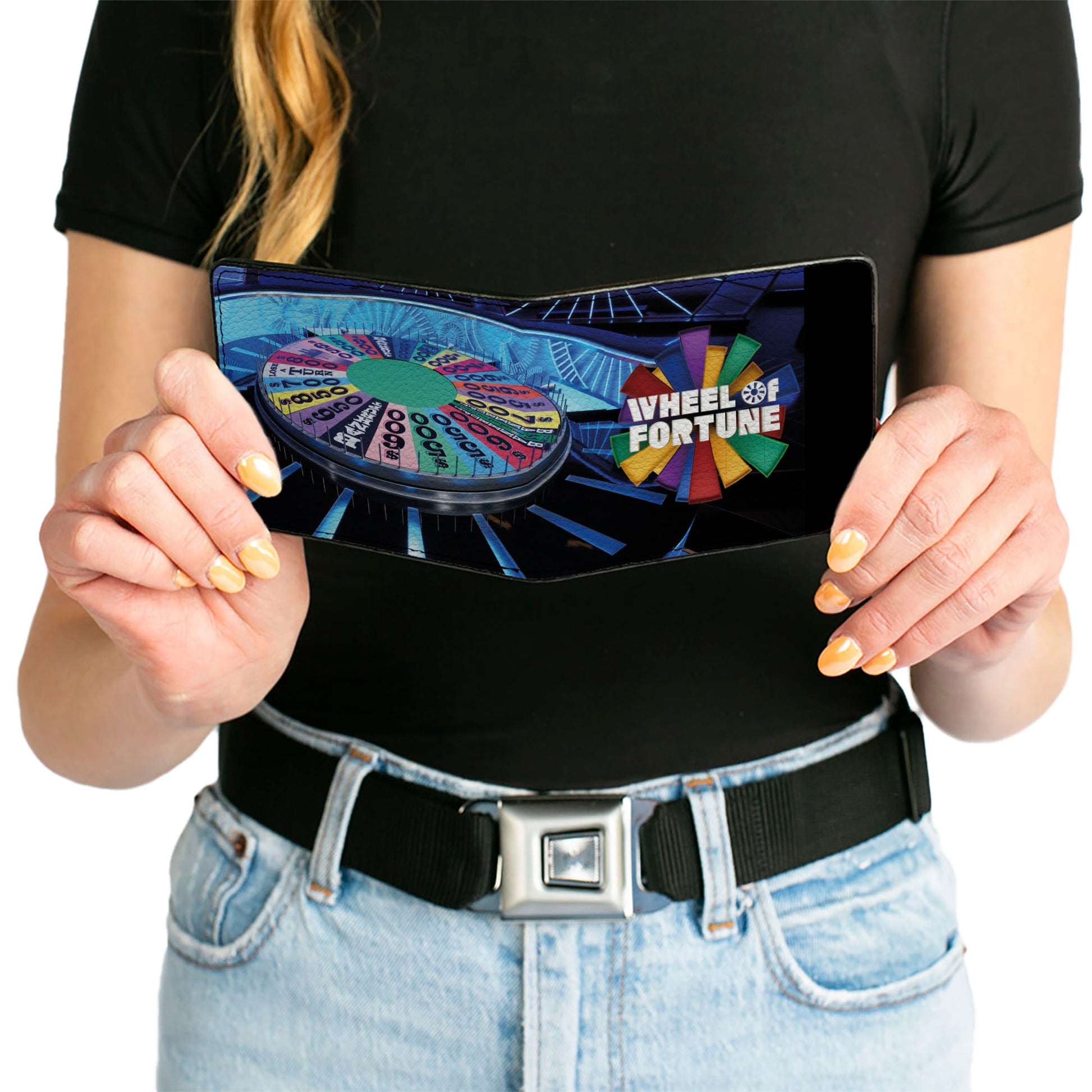 Bi-Fold Wallet - WHEEL OF FORTUNE Vivid Wheel and Logo Bi-Fold Wallets Wheel of Fortune