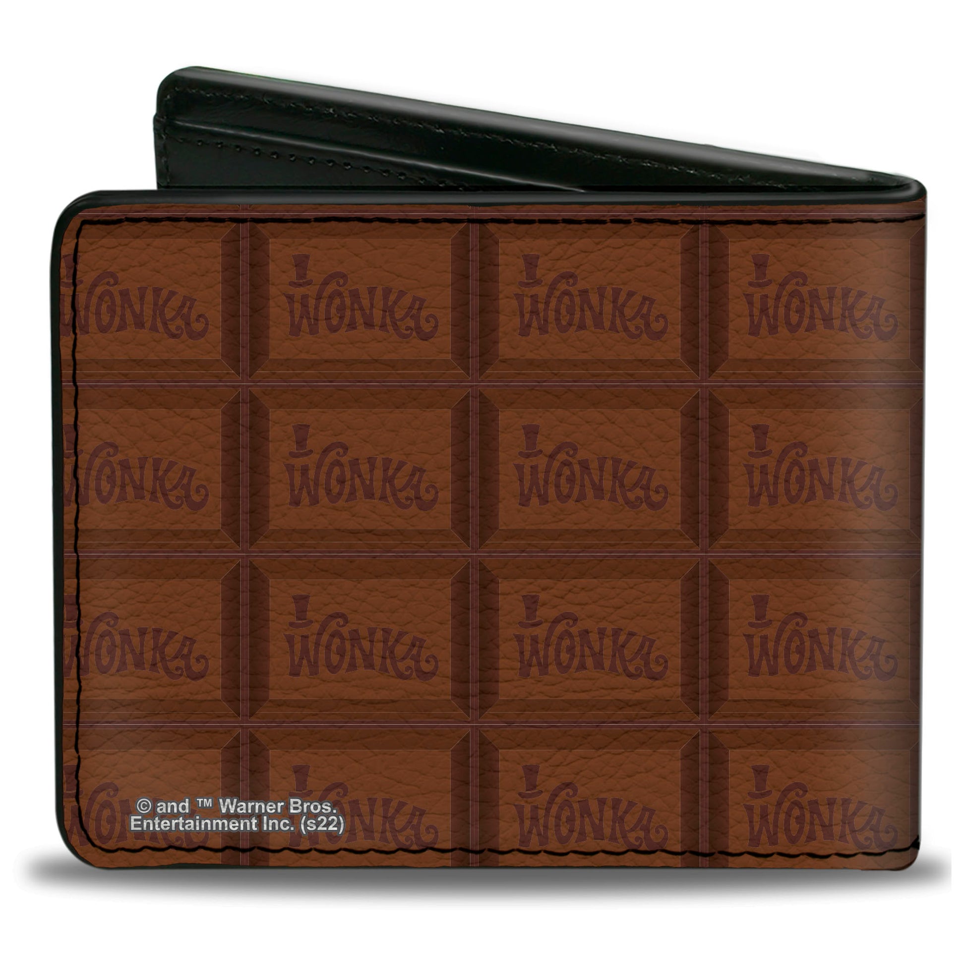 Bi-Fold Wallet - Willy Wonka and the Chocolate Factory WONKA Bar Blocks Browns Bi-Fold Wallets Willy Wonka and the Chocolate Factory