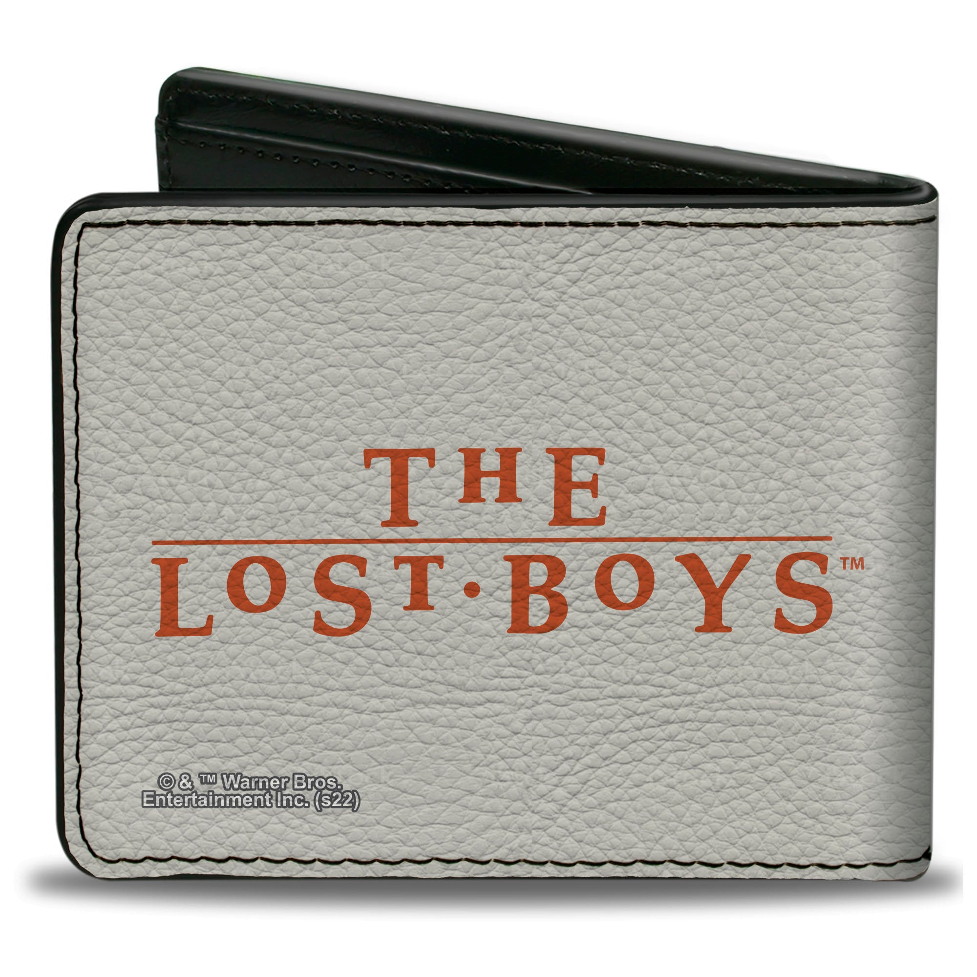 Bi-Fold Wallet - The Lost Boys David Fangs Character Close-Up and Title Logo White/Red Bi-Fold Wallets The Lost Boys