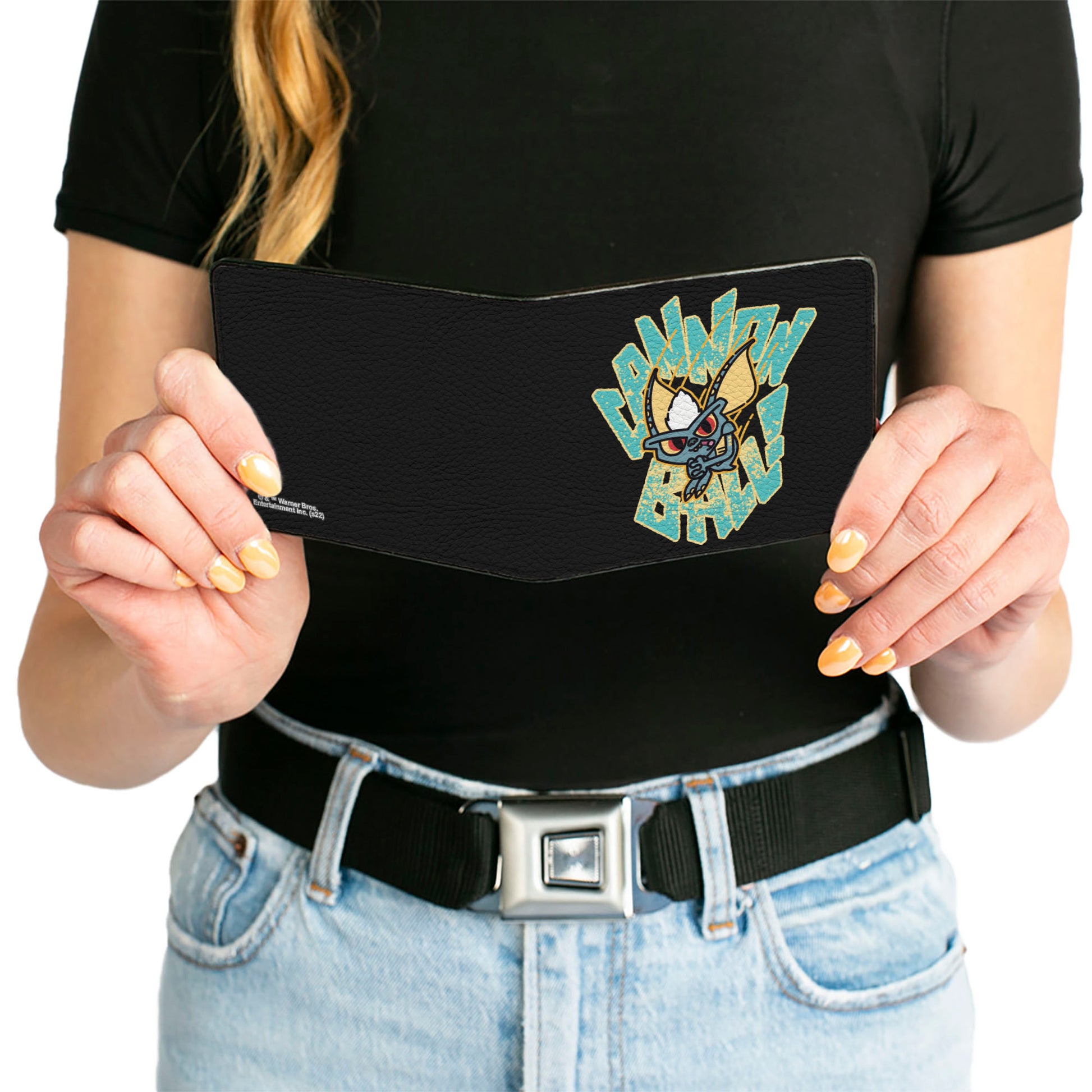 Bi-Fold Wallet - Gremlins Stripe CANNON BALL Pose Black/Yellow/Blues Bi-Fold Wallets Gremlins