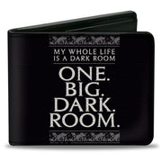Bi-Fold Wallet - Beetlejuice ONE BIG DARK ROOM Lydia Quote Black/White Bi-Fold Wallets Beetlejuice