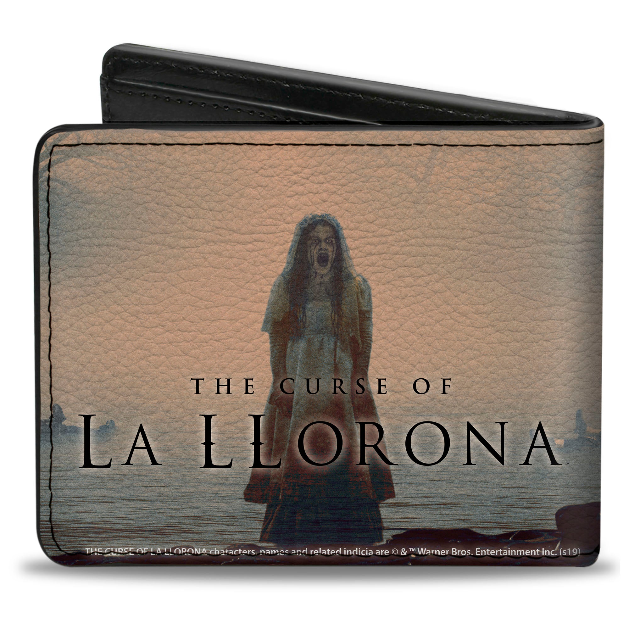 Bi-Fold Wallet - The Curse of La Llorona River Pose with Children + Screaming Pose Logo Bi-Fold Wallets The Curse of La Llorona