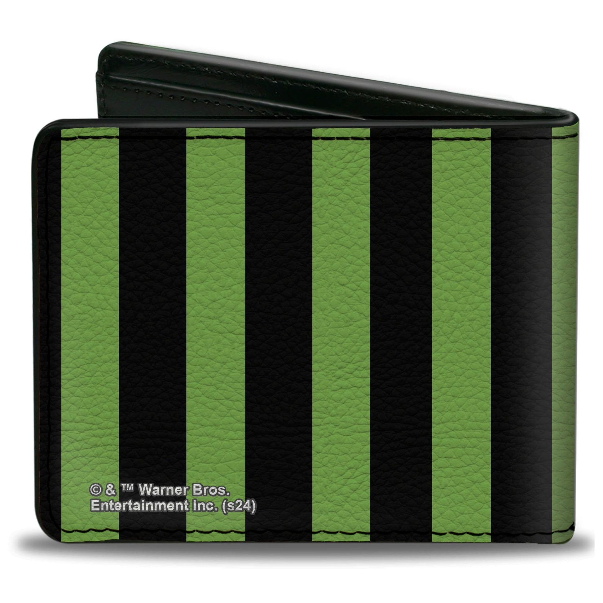 Bi-Fold Wallet - BEETLEJUICE Chibi Characters and Spider Webs Collage Greens Bi-Fold Wallets Beetlejuice