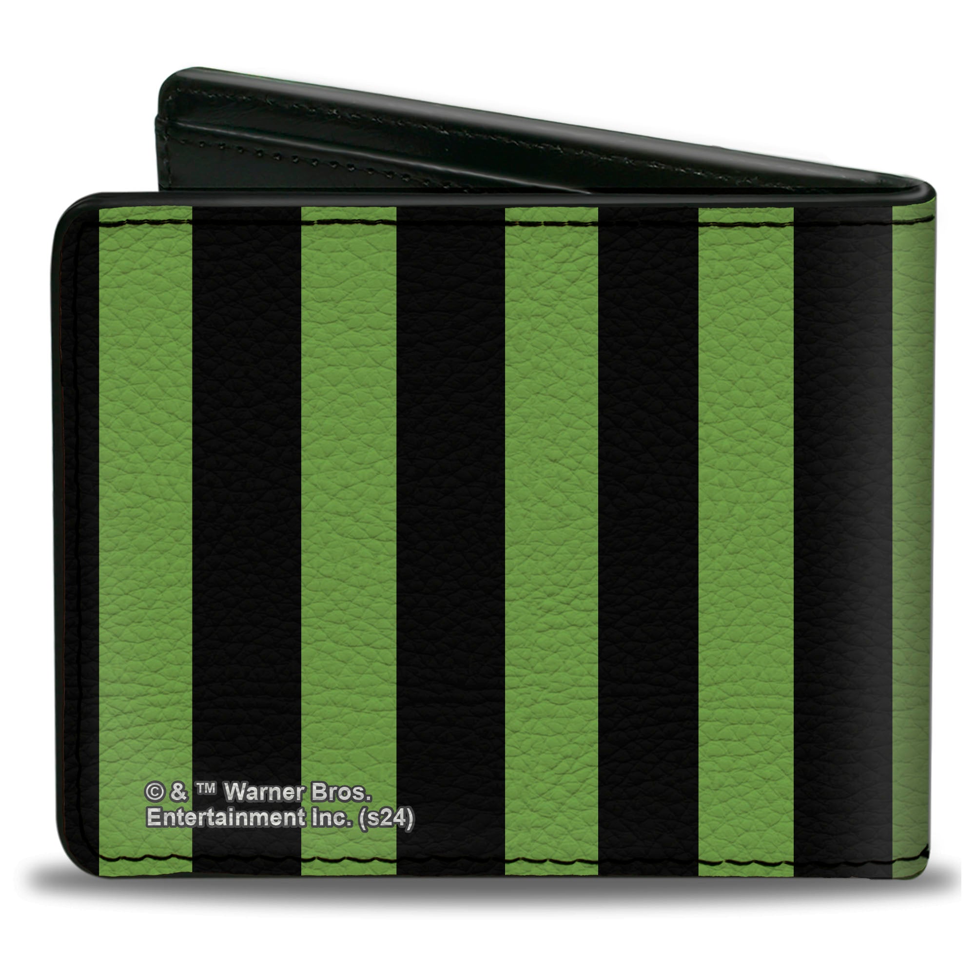 Bi-Fold Wallet - BEETLEJUICE Chibi Characters and Spider Webs Collage Greens Bi-Fold Wallets Beetlejuice