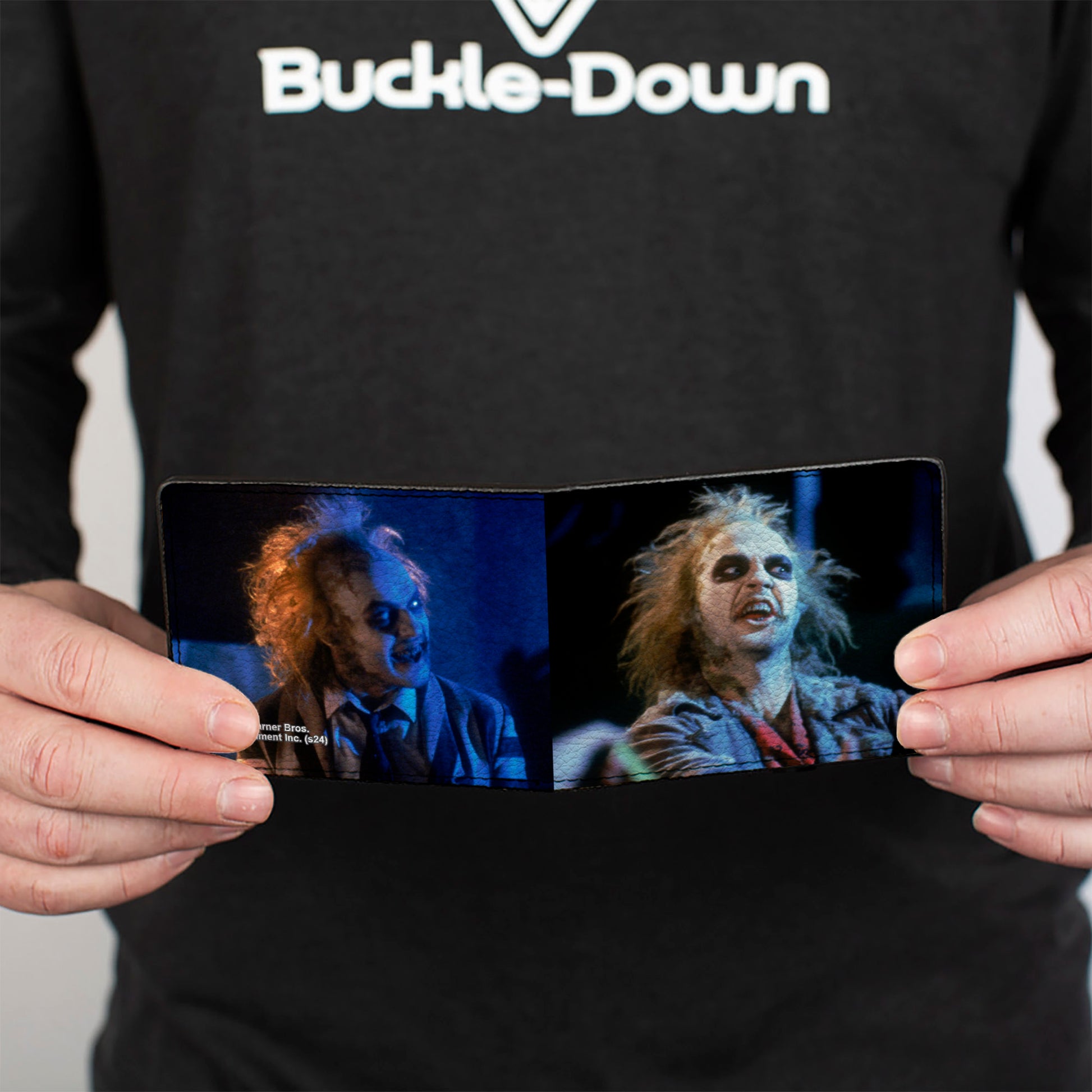 Bi-Fold Wallet - Beetlejuice Scene Blocks Blues Bi-Fold Wallets Beetlejuice