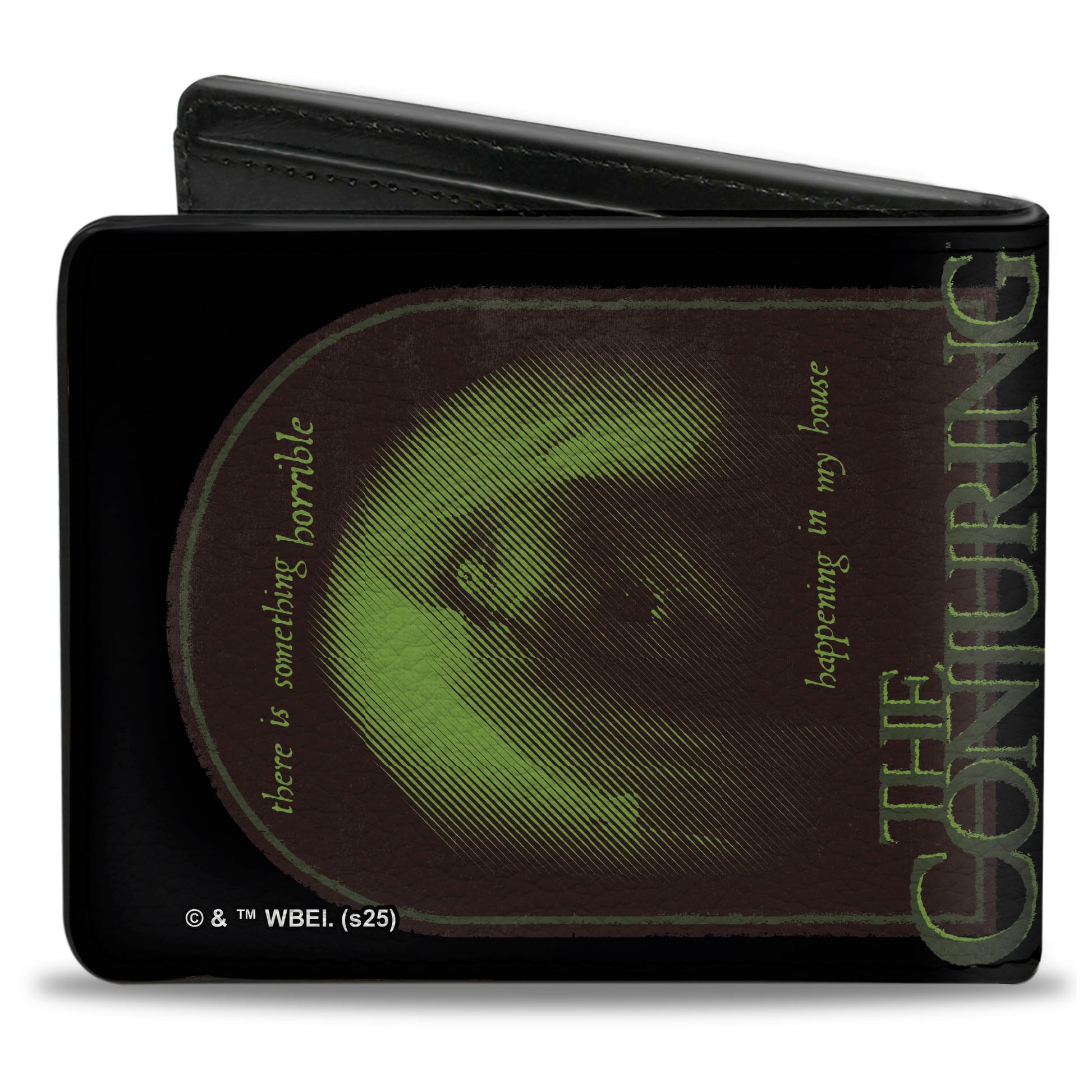 Bi-Fold Wallet - THE CONJURING Scenes and Title Logo Black/Greens/Purples Bi-Fold Wallets The Conjuring
