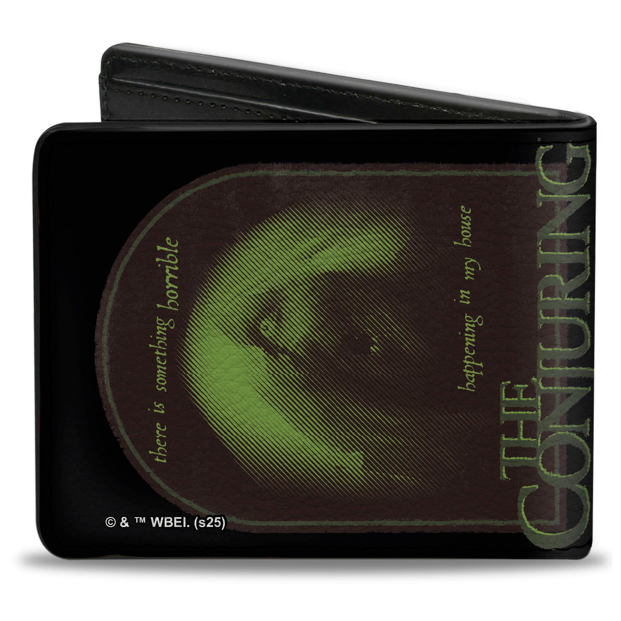 Bi-Fold Wallet - THE CONJURING Scenes and Title Logo Black/Greens/Purples Bi-Fold Wallets The Conjuring