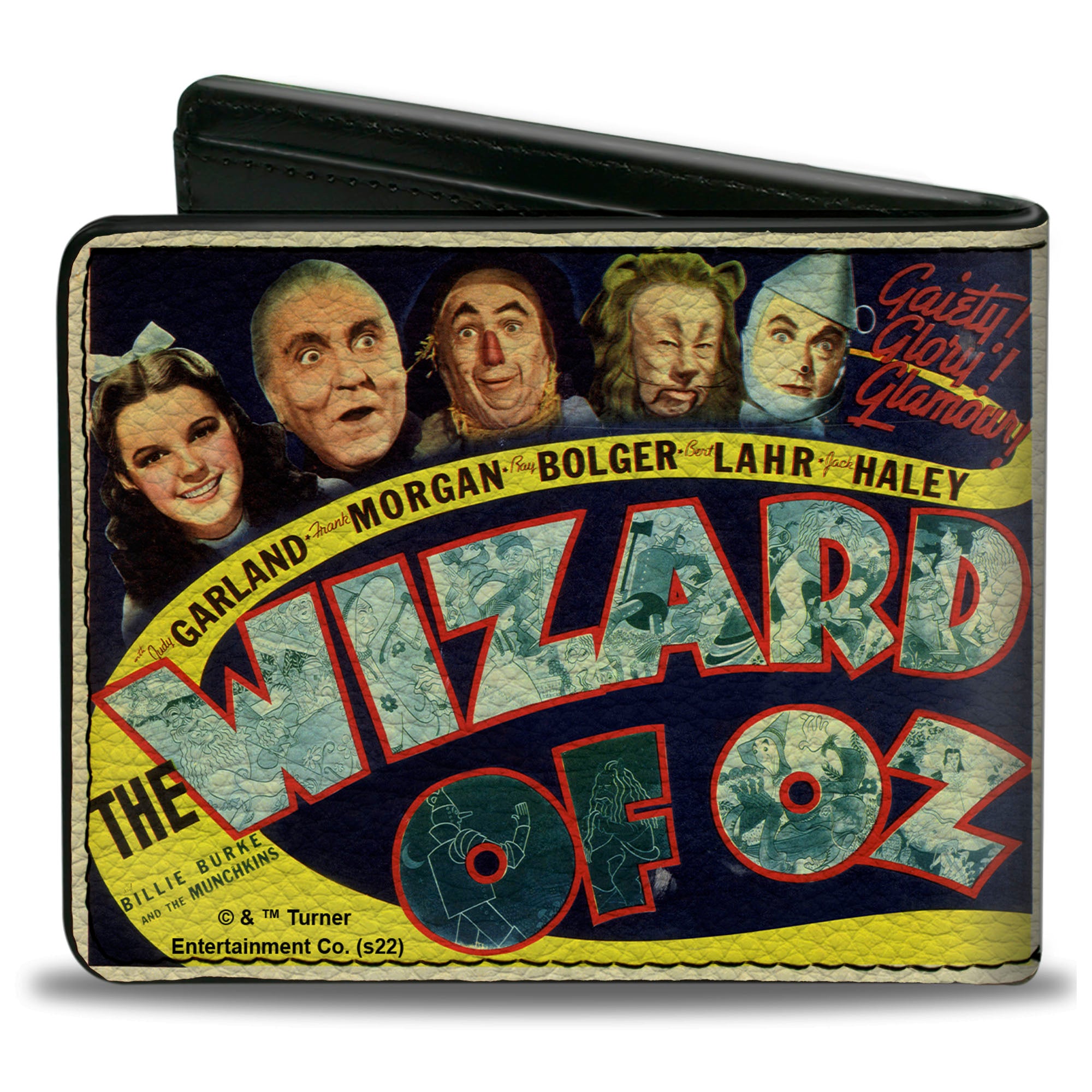 Bi-Fold Wallet - THE WIZARD OF OZ Vintage Movie Poster with Characters Bi-Fold Wallets The Wizard of Oz