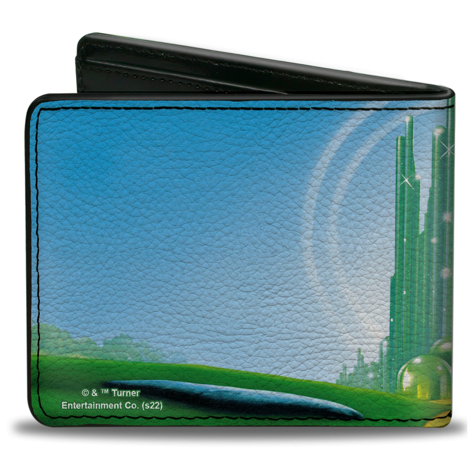 Bi-Fold Wallet - The Wizard of Oz Emerald City Scene Blues/Greens Bi-Fold Wallets Warner Bros. Movies