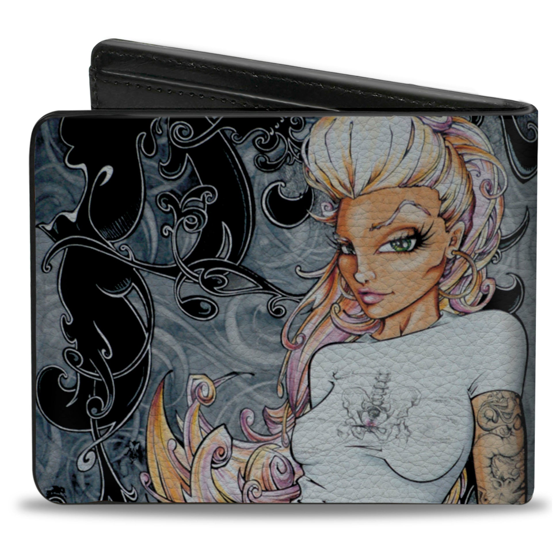 Bi-Fold Wallet - Anatomical Jewel Bi-Fold Wallets Sexy Ink Girls