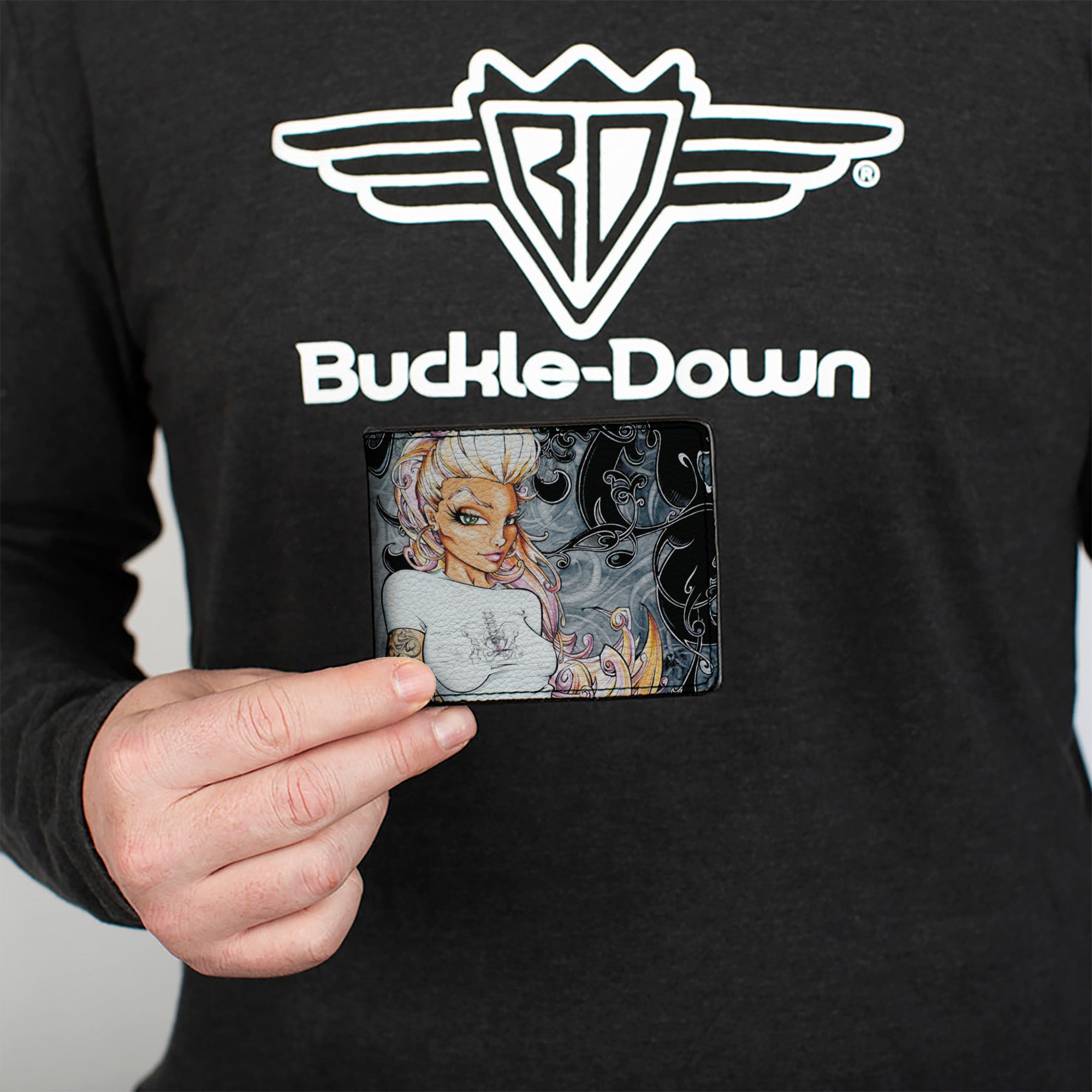 Bi-Fold Wallet - Anatomical Jewel Bi-Fold Wallets Sexy Ink Girls