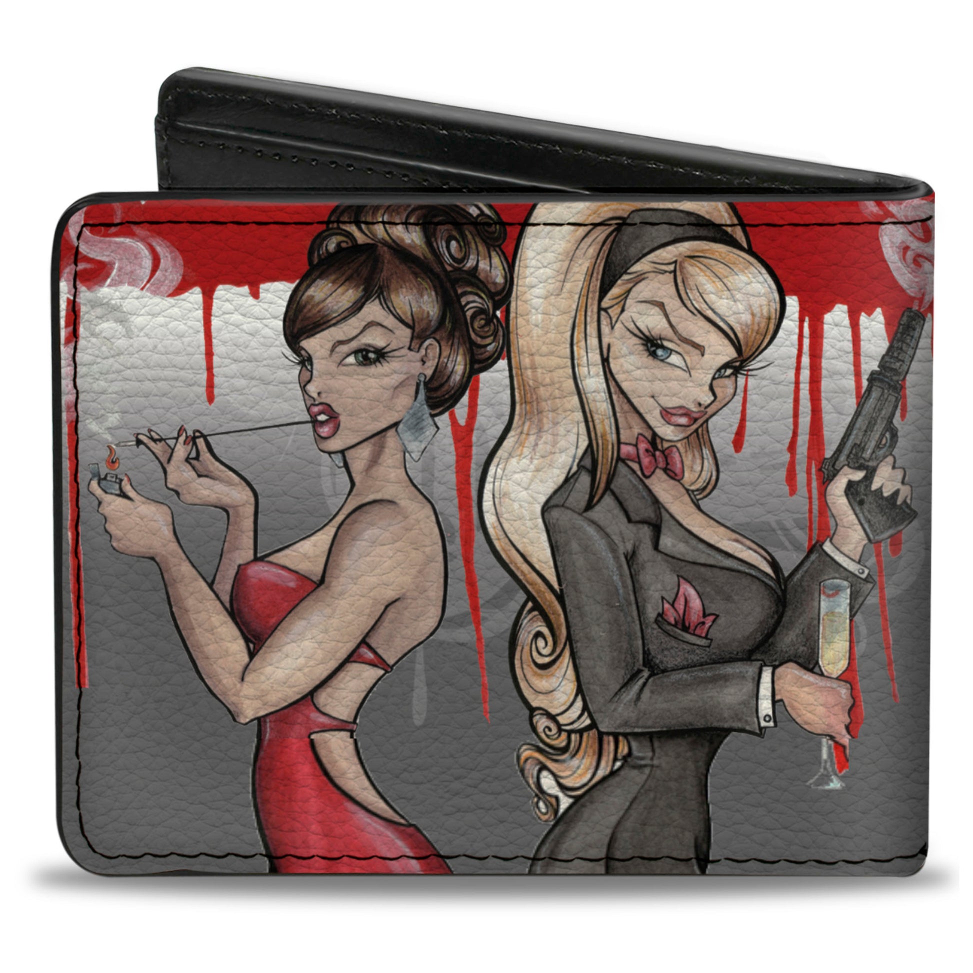 Bi-Fold Wallet - Bond Girls Bi-Fold Wallets Sexy Ink Girls
