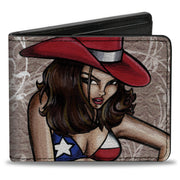 Bi-Fold Wallet - Fuck Texas Part 1 Bi-Fold Wallets Sexy Ink Girls