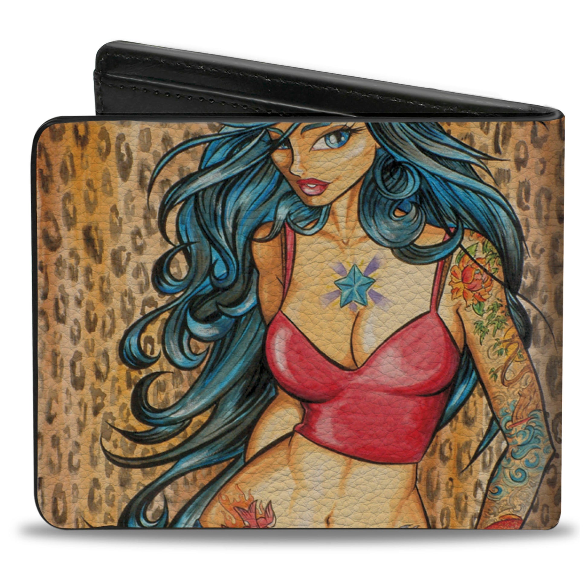 Bi-Fold Wallet - Leah Bi-Fold Wallets Sexy Ink Girls
