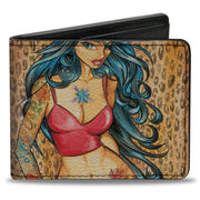 Bi-Fold Wallet - Leah Bi-Fold Wallets Sexy Ink Girls