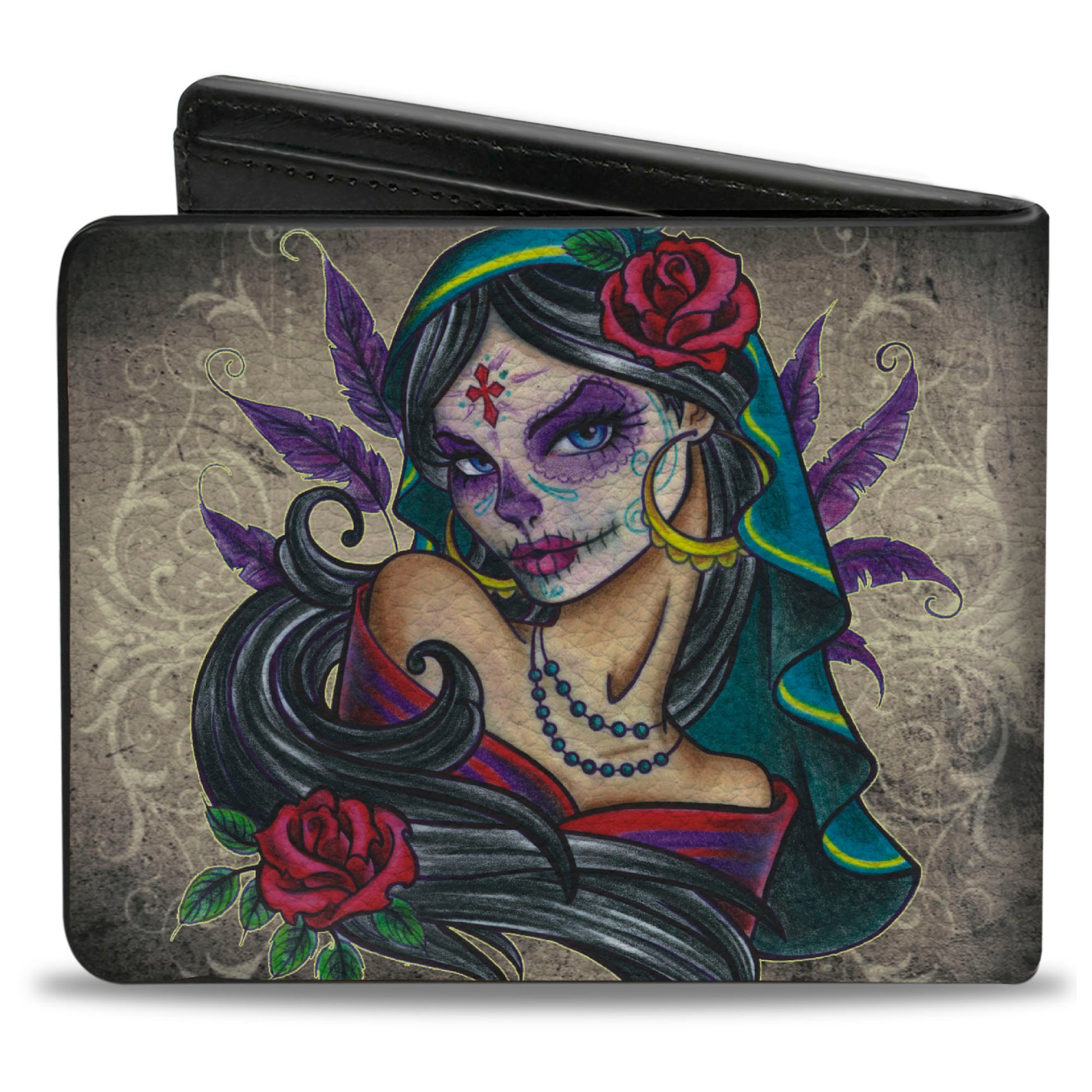 Bi-Fold Wallet - Muerta Bi-Fold Wallets Sexy Ink Girls