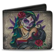Bi-Fold Wallet - Muerta Bi-Fold Wallets Sexy Ink Girls